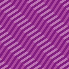retro geometric diagonal zigzag seamless pattern - vector
