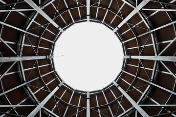 astronomical observatory dome inside © sergiy1975