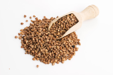 Heap of buckwheat