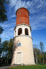 Fototapeta na wymiar Watertower in Kemeri, Latvia