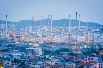 Light of petrochemical industry power station