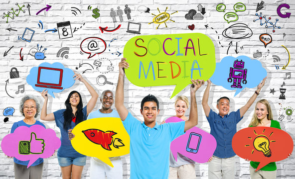 Social Media Social Networking Ideas Casual Variation Concept