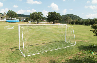 Fototapeta premium abstract soccer goal net pattern