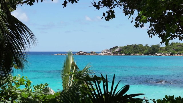 strand auf den seychellen