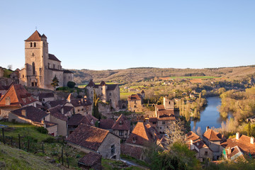 Fototapeta na wymiar France > Périgord > Saint-Cirq Lapopie