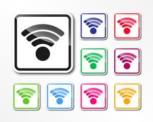 WLAN Kommunikation Symbole