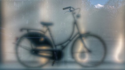Zarys roweru - obrazy, fototapety, plakaty