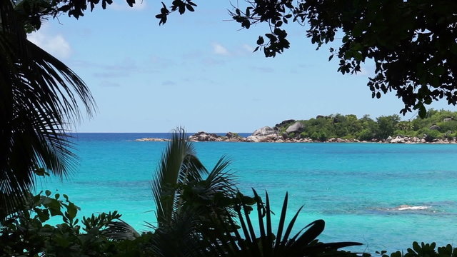 strand auf den seychellen