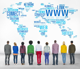 Social Media Internet Connection Global Communications Concept