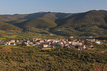 Fototapeta na wymiar Southern Greece Village