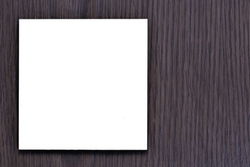 notes on the wooden background