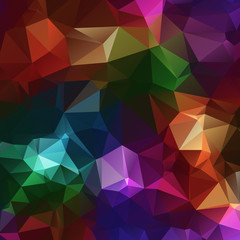 colorful diamonds jewelery triangular polygonal background