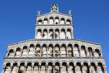 Naklejka premium Lucca - San Michele church