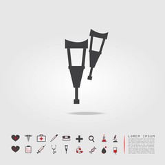 medical crutches