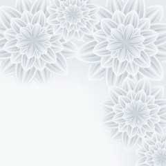 Elegant background with flower chrysanthemum