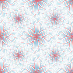 Seamless pattern with flower chrysanthemum