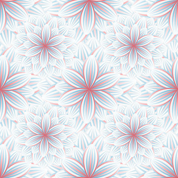 Seamless pattern with flower chrysanthemum