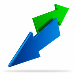 Blue and green strong