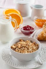 Breakfast with cereal