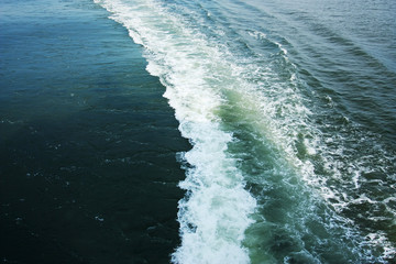 Fototapeta na wymiar Staen Island Ferry, New York, boat, water, wave