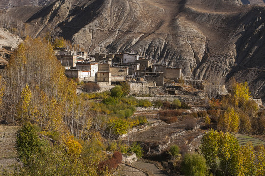 view of the village Jhong