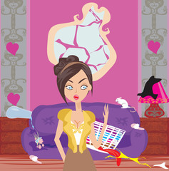 Obraz premium mouse in the living room