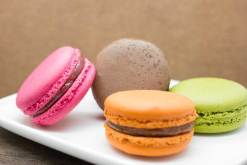 French macaroon.