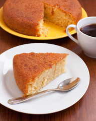 Lemon tasty homemade cake