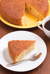 Lemon tasty homemade cake