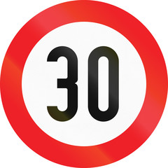 Speed Limit 30 in Austria