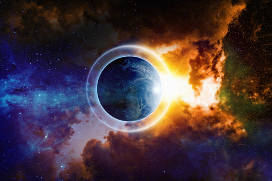 Fototapeta Planet Earth in space