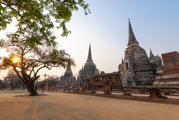 Naklejka premium Wat phra sri sanphet ,World heritage ,Ayutthaya ,Thailand