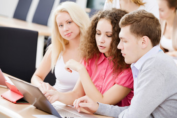 Students at lesson