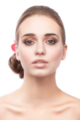 Fototapeta premium portrait of young beautiful girl