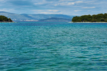 Adriatic Sea coastline in Croatia