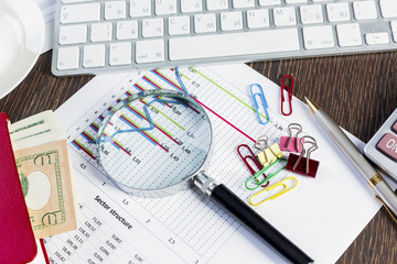 Obraz premium Financial analytics