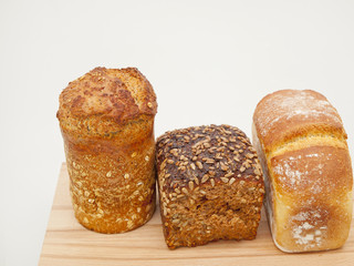 various spelt breads