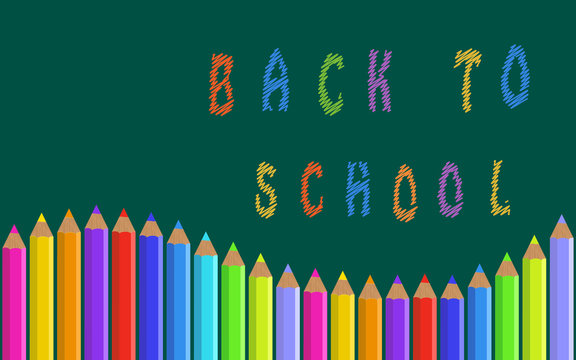 Vector Back ground for Back to School.