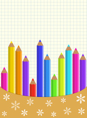Vector Back ground for Back to School.