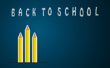 Vector Back ground for Back to School.