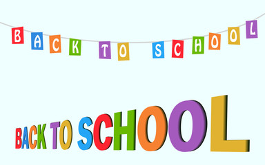Vector Back ground for Back to School.
