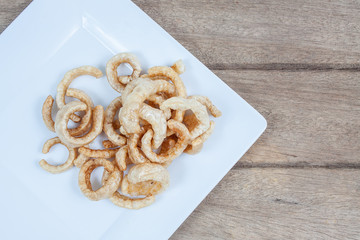 Pork snack,Pork rind, Pork scratchings, Pork crackling appetizer