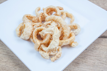 Pork snack,Pork rind, Pork scratchings, Pork crackling appetizer