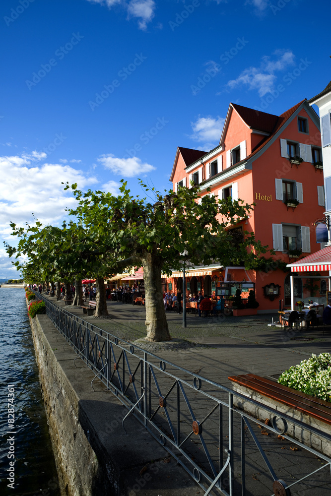 Poster Uferpromenade - Meersburg - Bodensee 