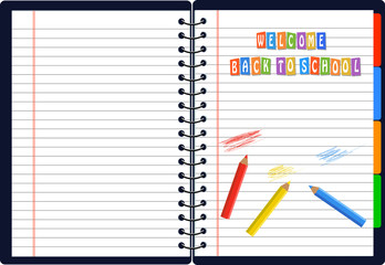Vector Back ground for Back to School.