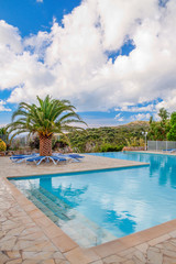 Large infinity pool