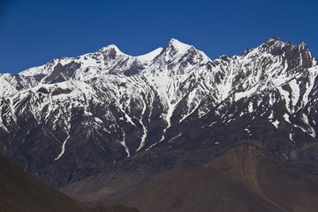 Fototapeta premium wonderful snow peaks of Himalayas