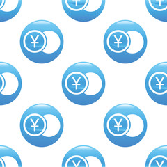 Yen coin sign pattern