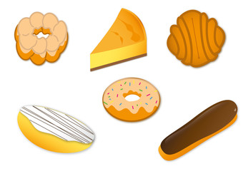 bunte Platte aus der Bäckerei