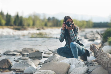 Photographer shooting